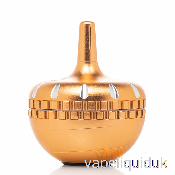 Cheech Glass 4 Part Spinner Grinder Gold Vape Liquid